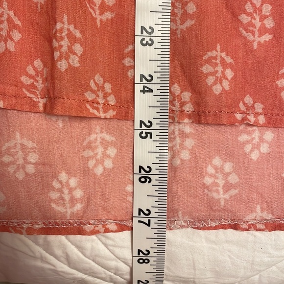 Women's Coral Button Down Shirt - Picture 7 of 11